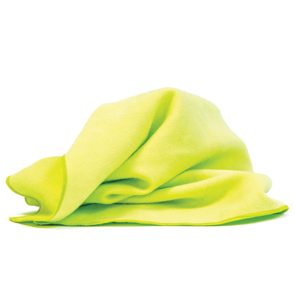 green towel