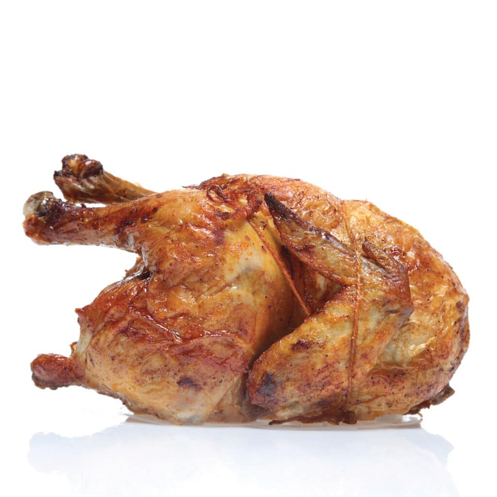 green salad rotisserie chicken and blackberry dressing