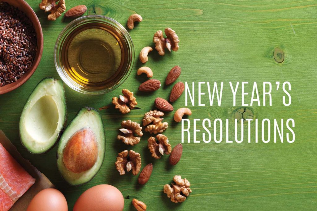 nuts, olive oil, and avacado healthy fats new years resolutions chattanooga