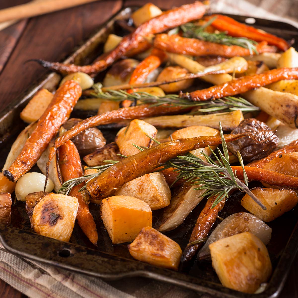 Roasted Root Vegetables with Rosemary