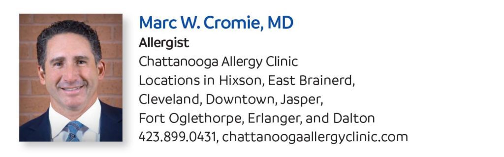 Marc w. cromie md allergist chattanooga allergy clinic 