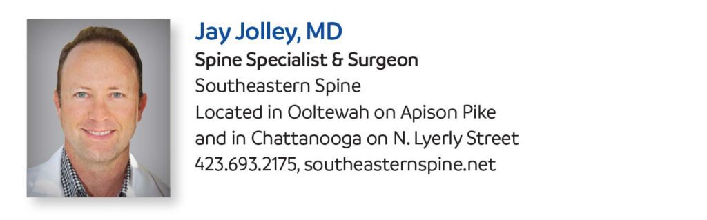 jay jolley md spine specialist and surgeon southeastern spine chattanooga