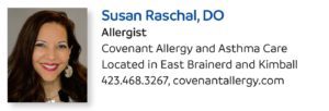 susan raschal do allergist covenant allergy and asthma care chattanooga