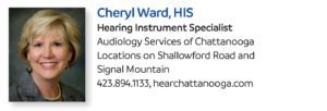 Cheryl ward his hearing instrument specialist audiology services of chattanooga 
