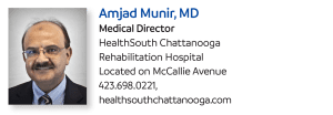 amjad munir md medical director healthsouth chattanooga 