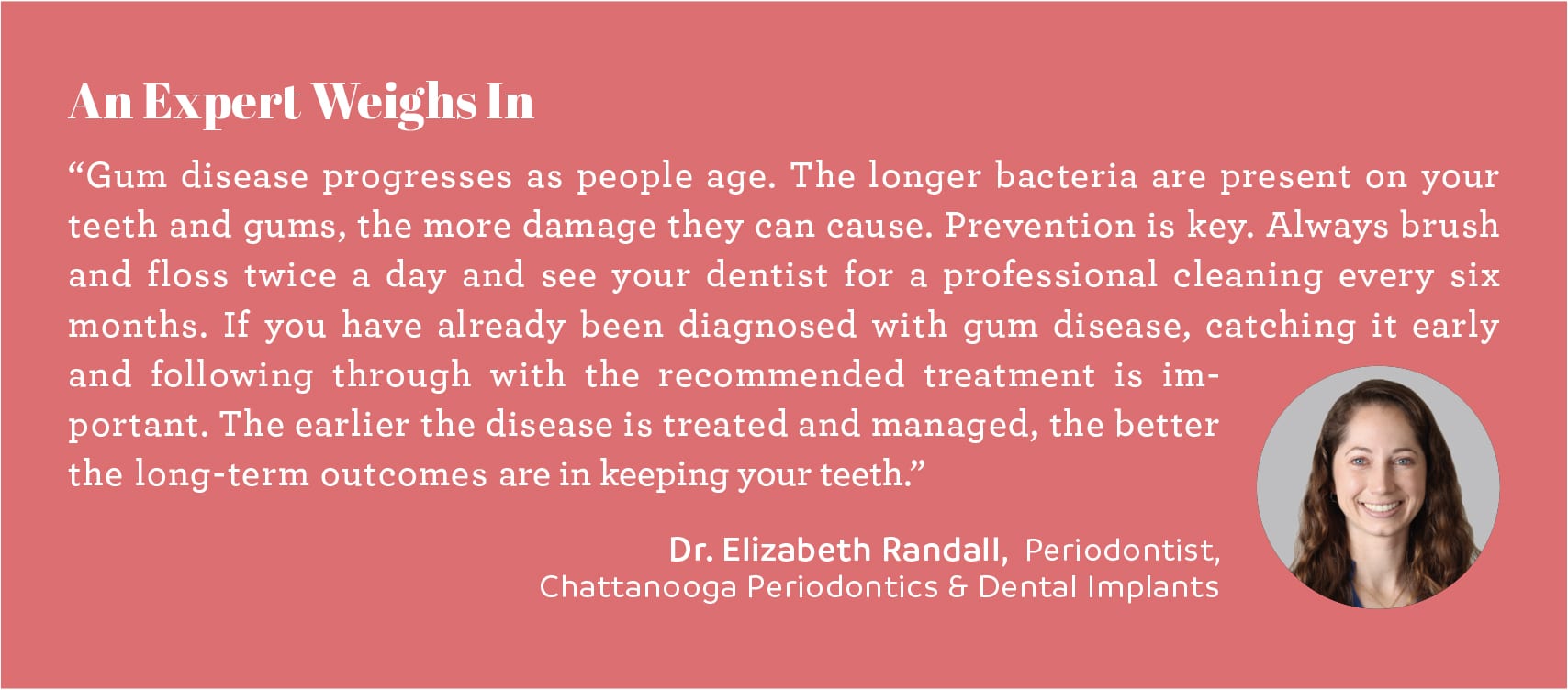 expert opinion chattanooga doctor elizabeth randall periodontist chattanooga periodontics and dental implants