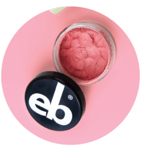 Mineral Powder blush in "debonair" by elea blake cosmetics in chattanooga