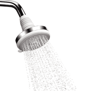 shower head turned on in chattanooga