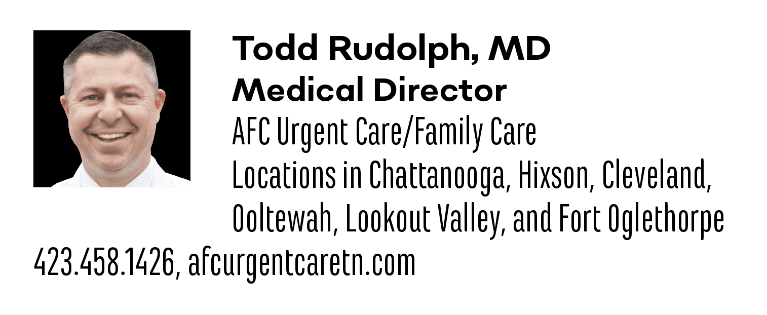 Todd Rudolph, MD at AFC Urgent Care/Family Care in chattanooga