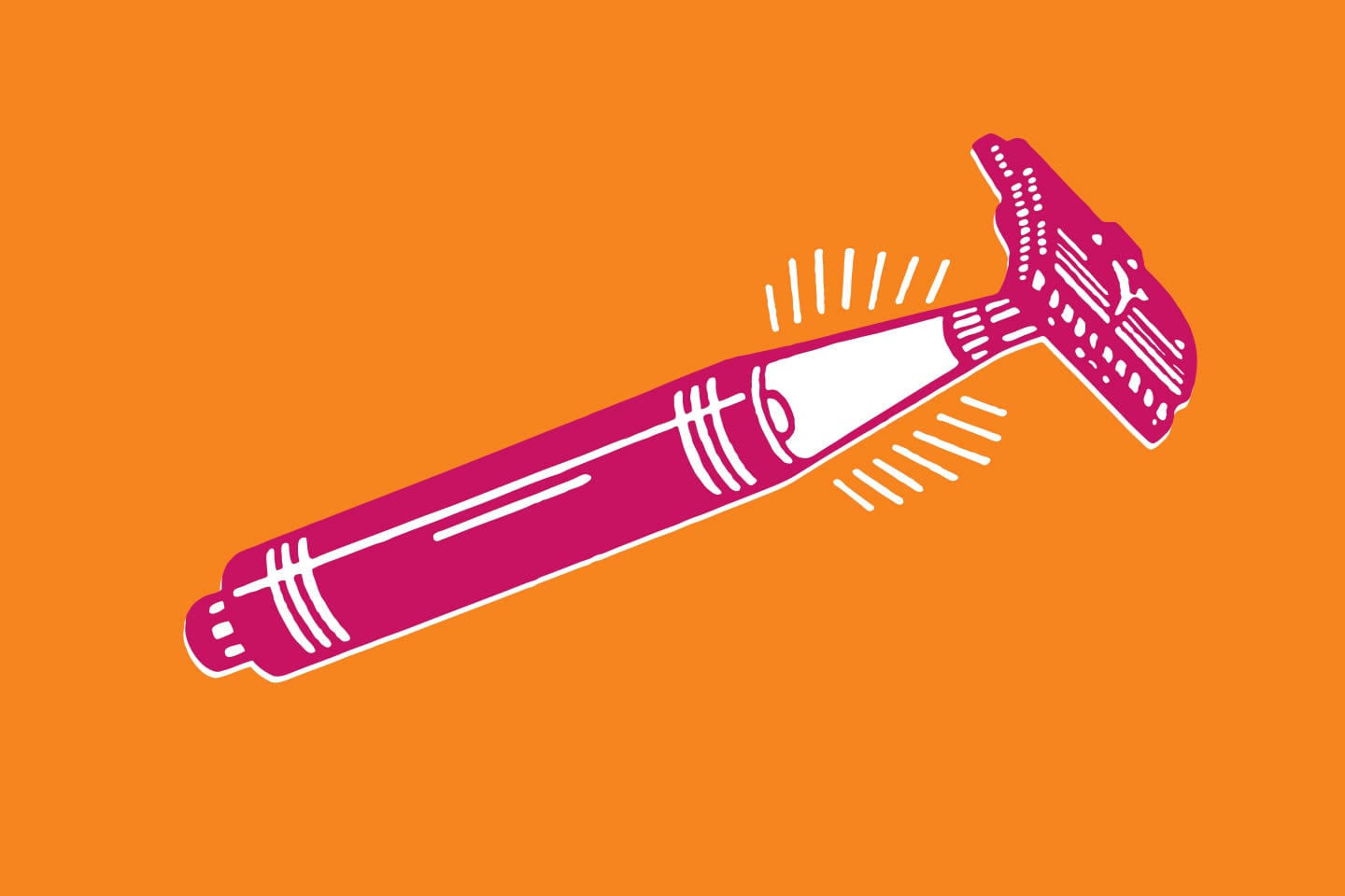 illustration of a razor in chattanooga