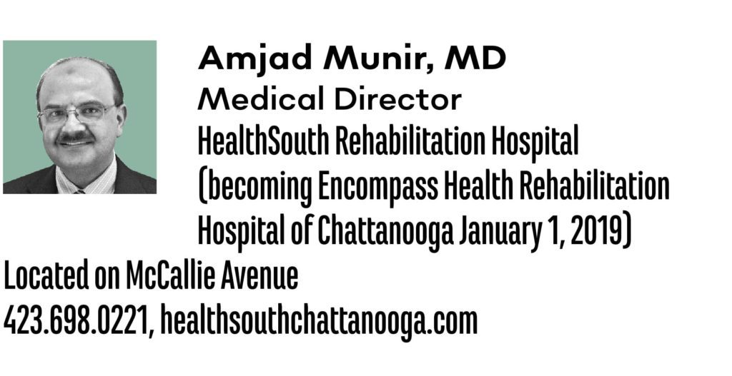 Amjad Munir MD Medical Director HealthSouth Rehabilitation Hospital in Chatttanooga