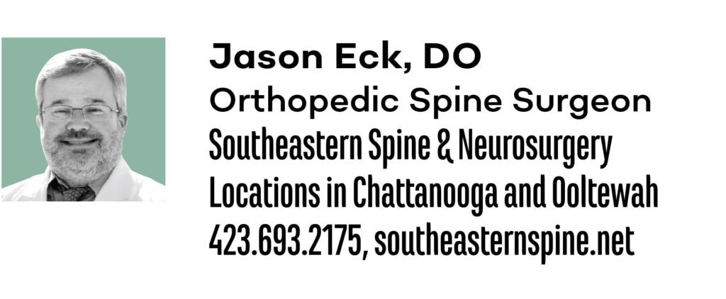 Jason Eck DO Orthopedic Spine Surgeon Southeastern Spine and Neurosurgery in Chattanooga and Ooltwah