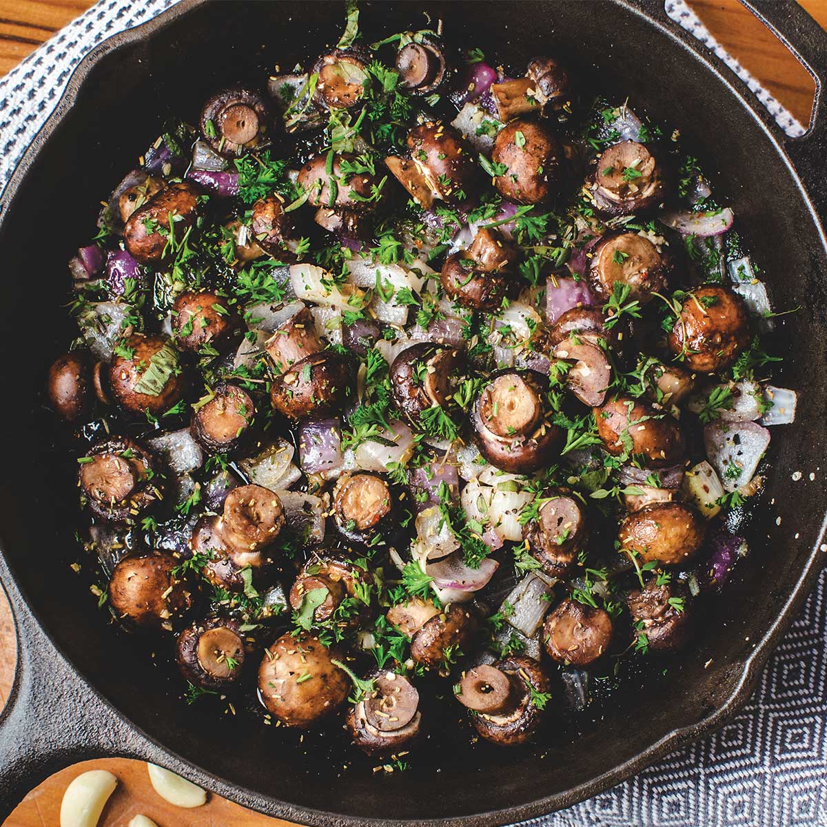 Dr. Monica Smith's Garlic Mushrooms