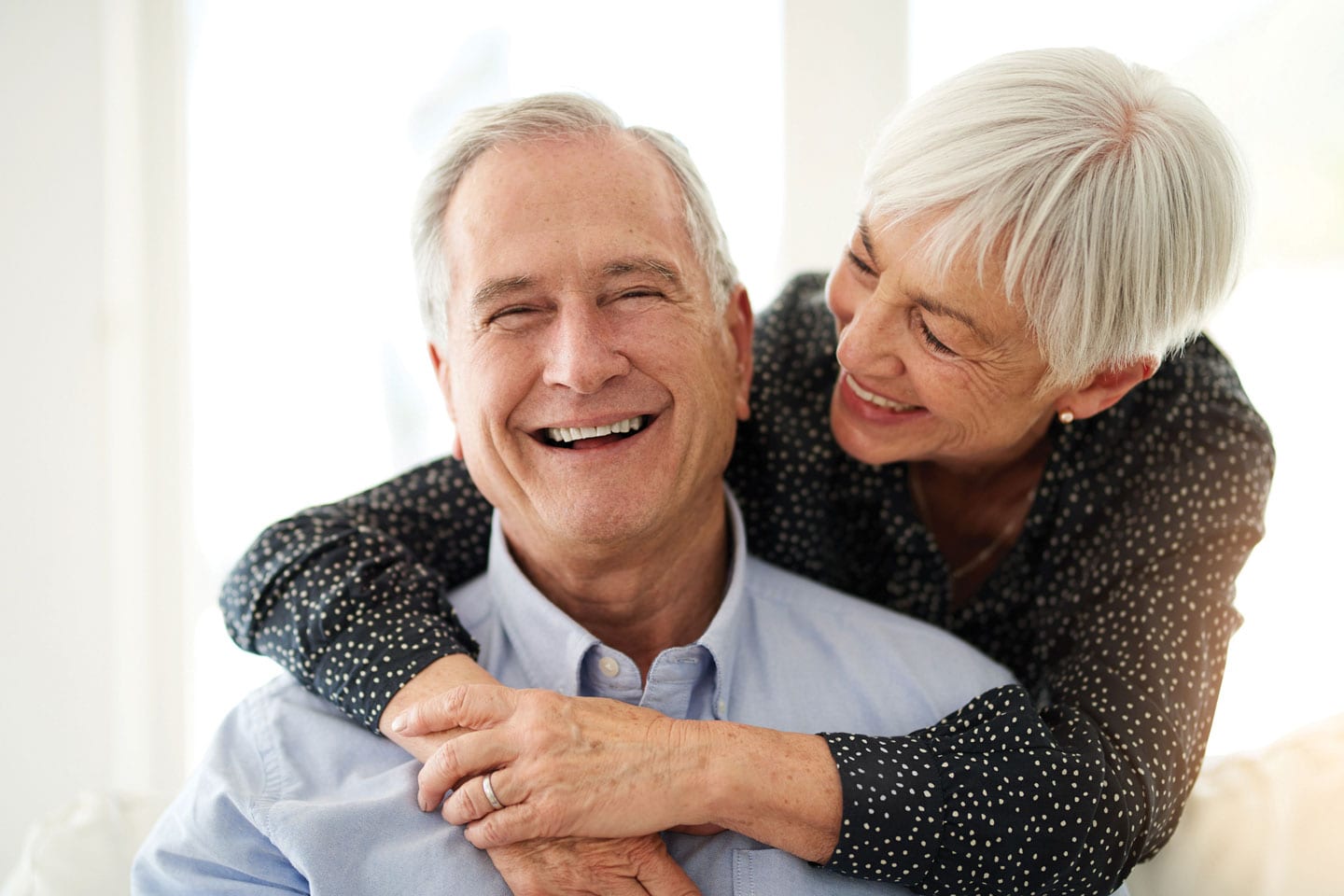 Aging Well Healthy Brain Aging Mature Man and Woman Smiling