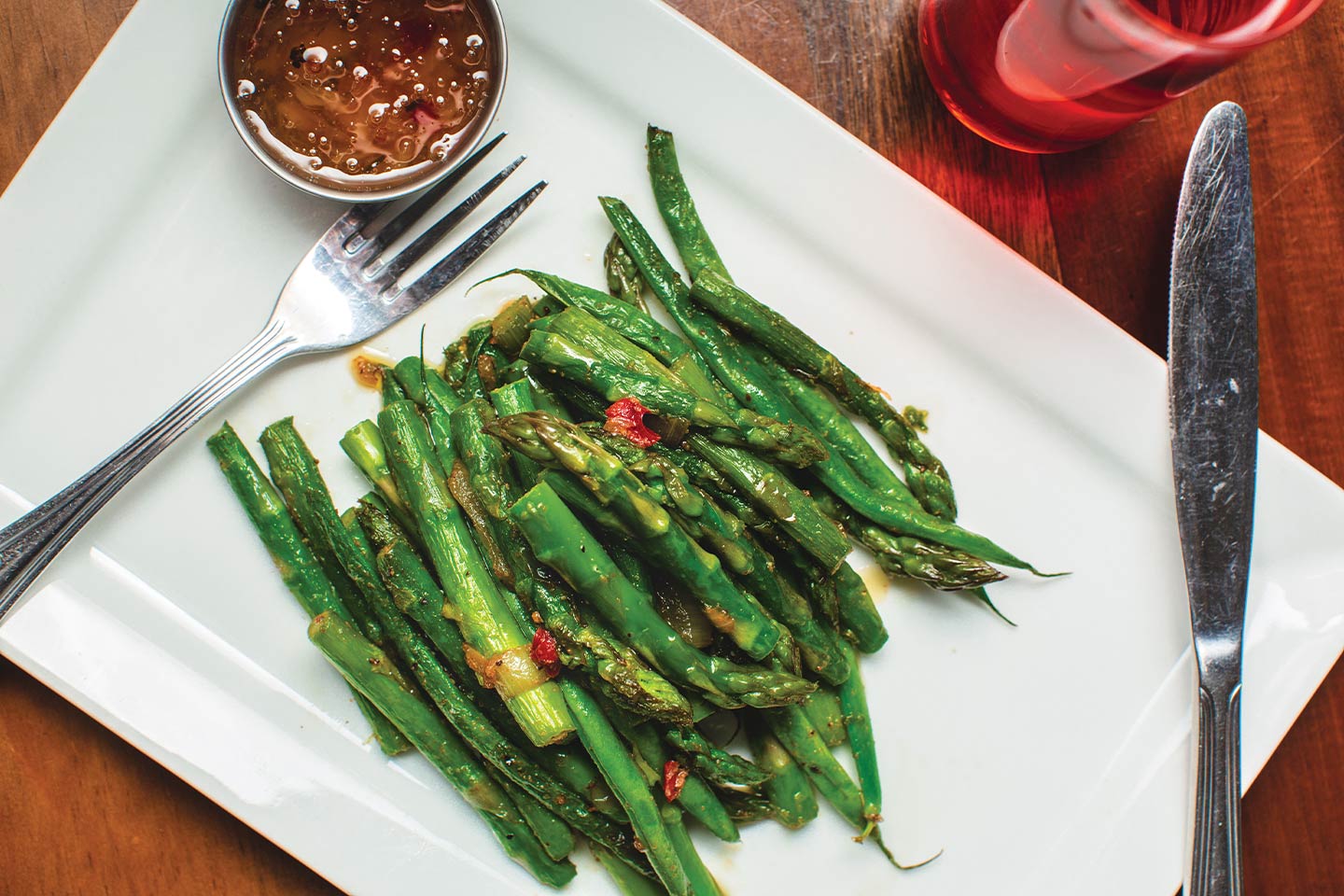 Sautéed Green Beans and Asparagus