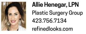 allie henegar, lpn plastic surgery group chattanooga