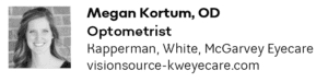 Megan Kortum optometrist Kapperman, White, McGarvey Eyecare chattanooga doctor