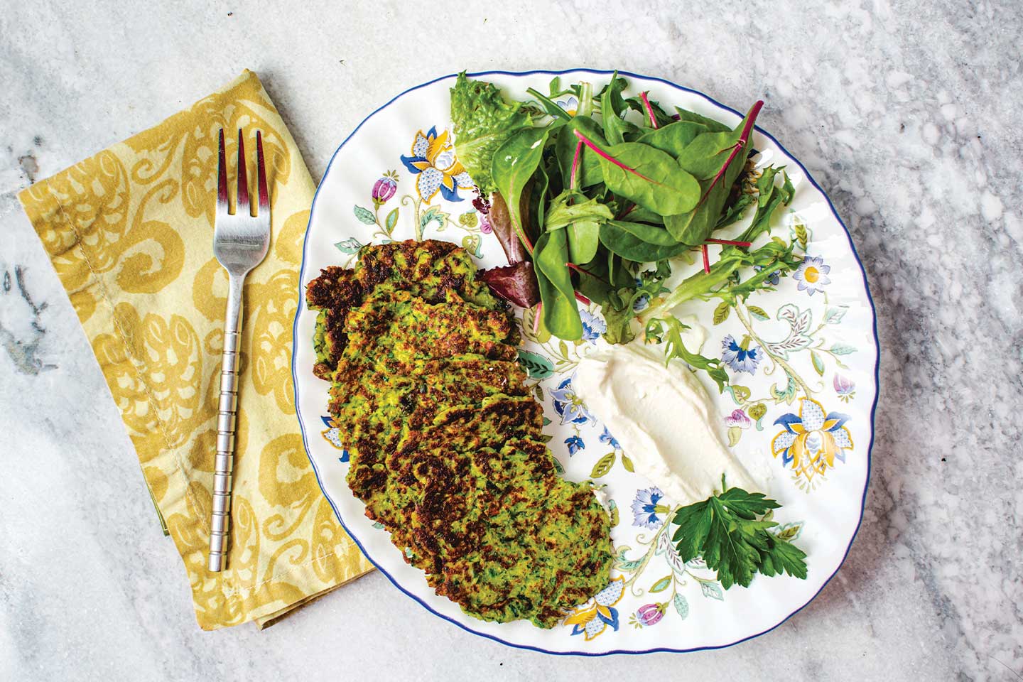 Hannah Wright’s Summertime Zucchini Fritters recipe in chattanooga