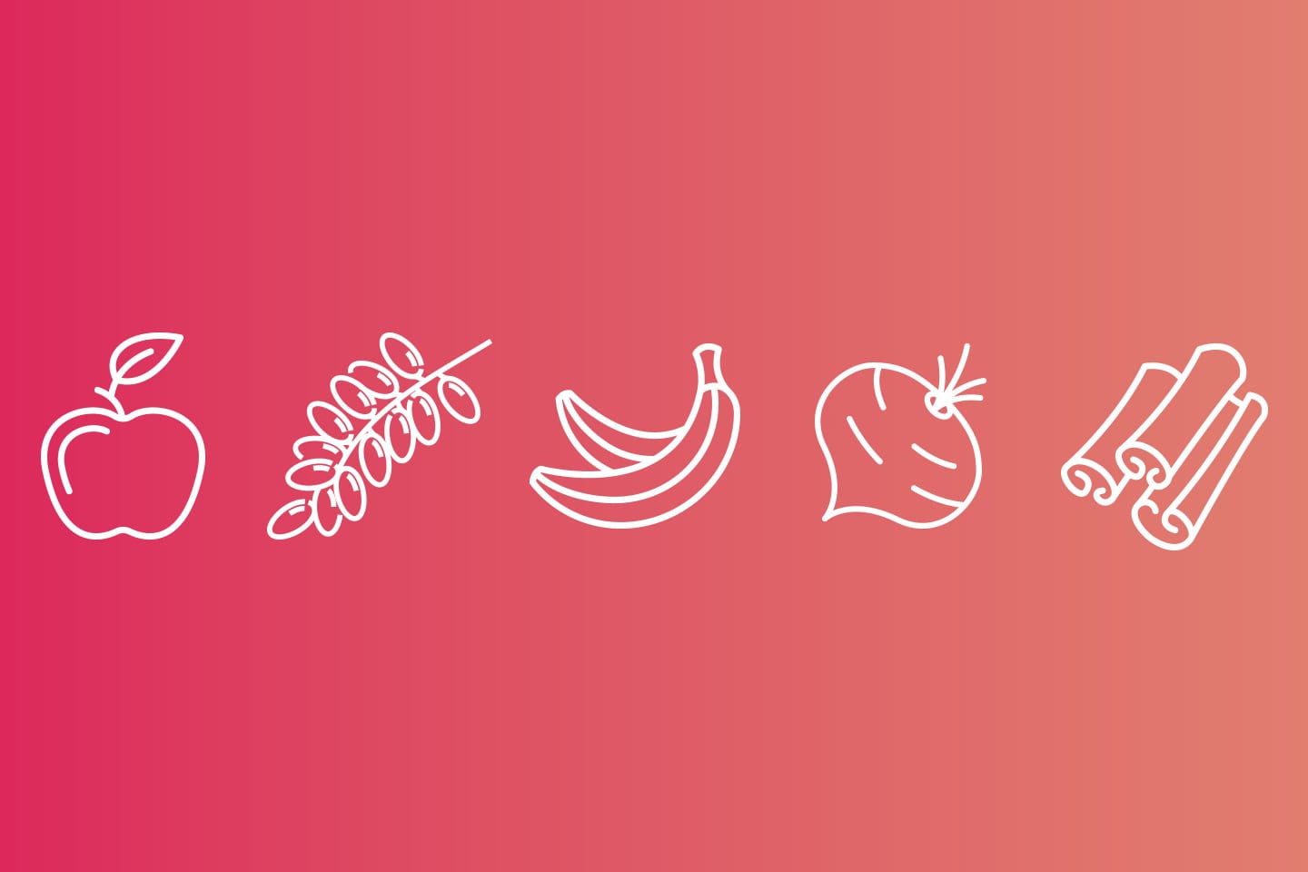 Illustrations of fruits and veggies