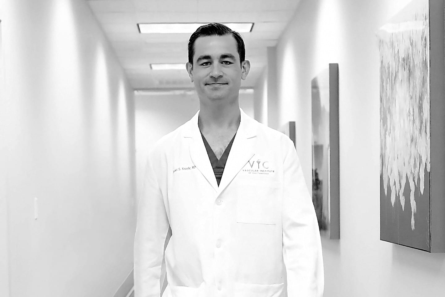 Dr. Daniel Krcelic at vascular institute of chattanooga