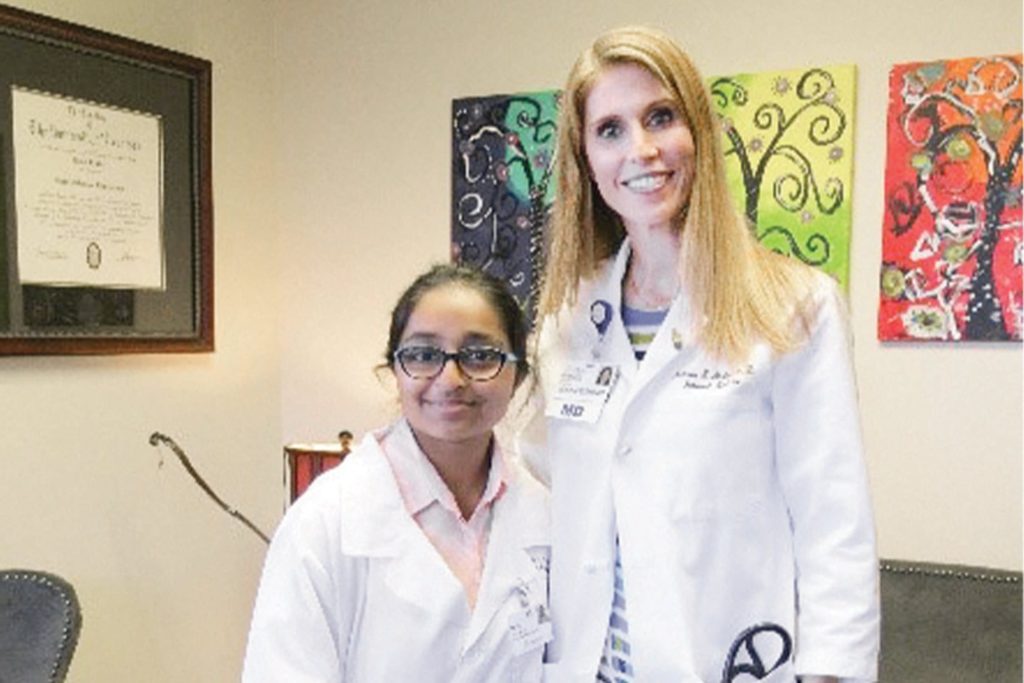 (Right) Struti Patel with Melanie Blake, MD