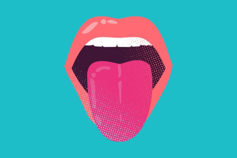 tongue and taste buds illustration