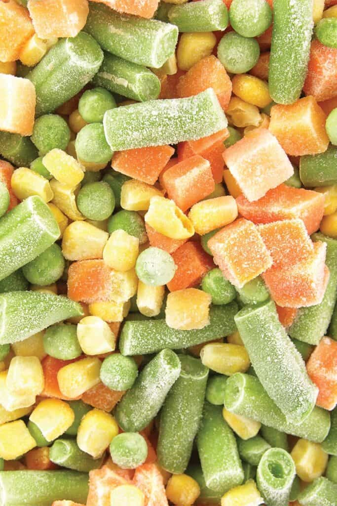 frozen mixed vegetables