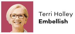 Terri Holley, owner of Embellish, headshot
