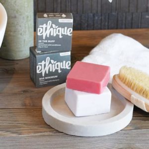 Ethique shampoo and conditioner bars