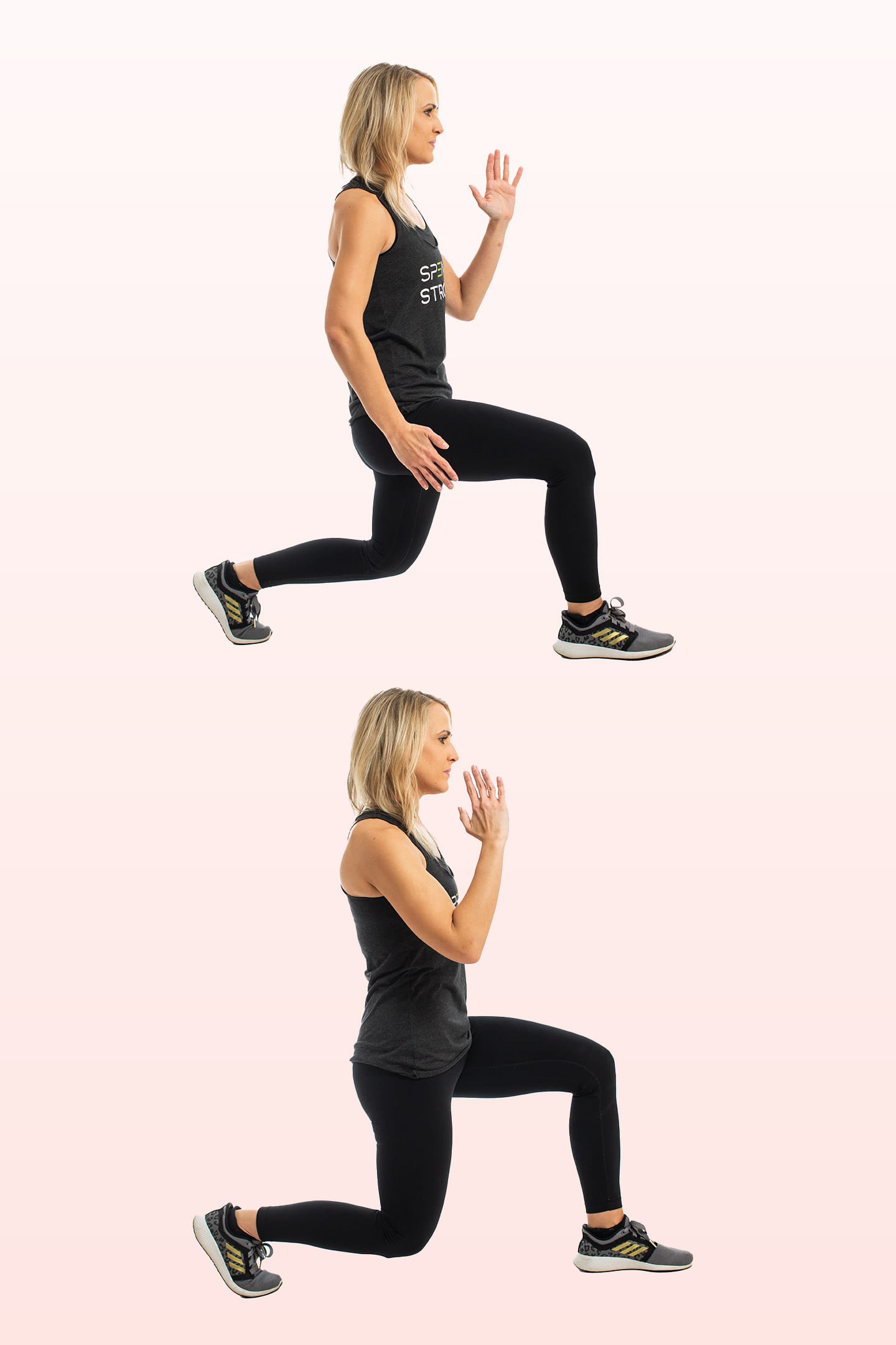 split squat jump exercise