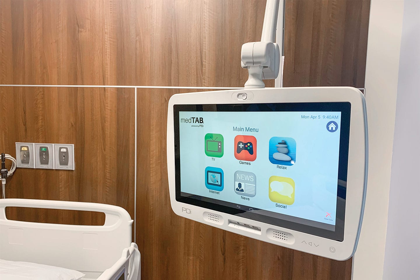 Bedside technology at siskin hospital
