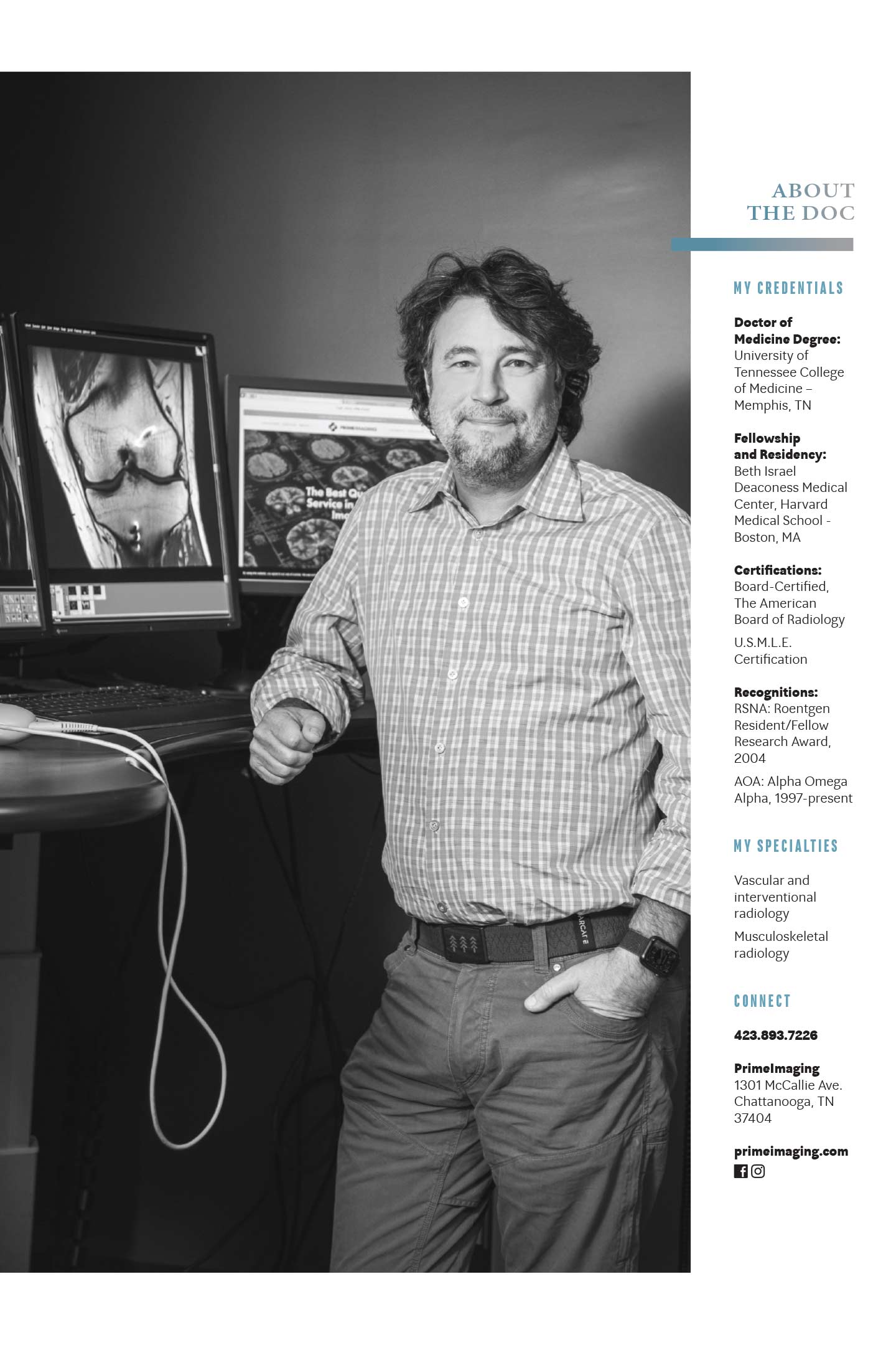 About Dr. Jim Busch at PrimeImaging