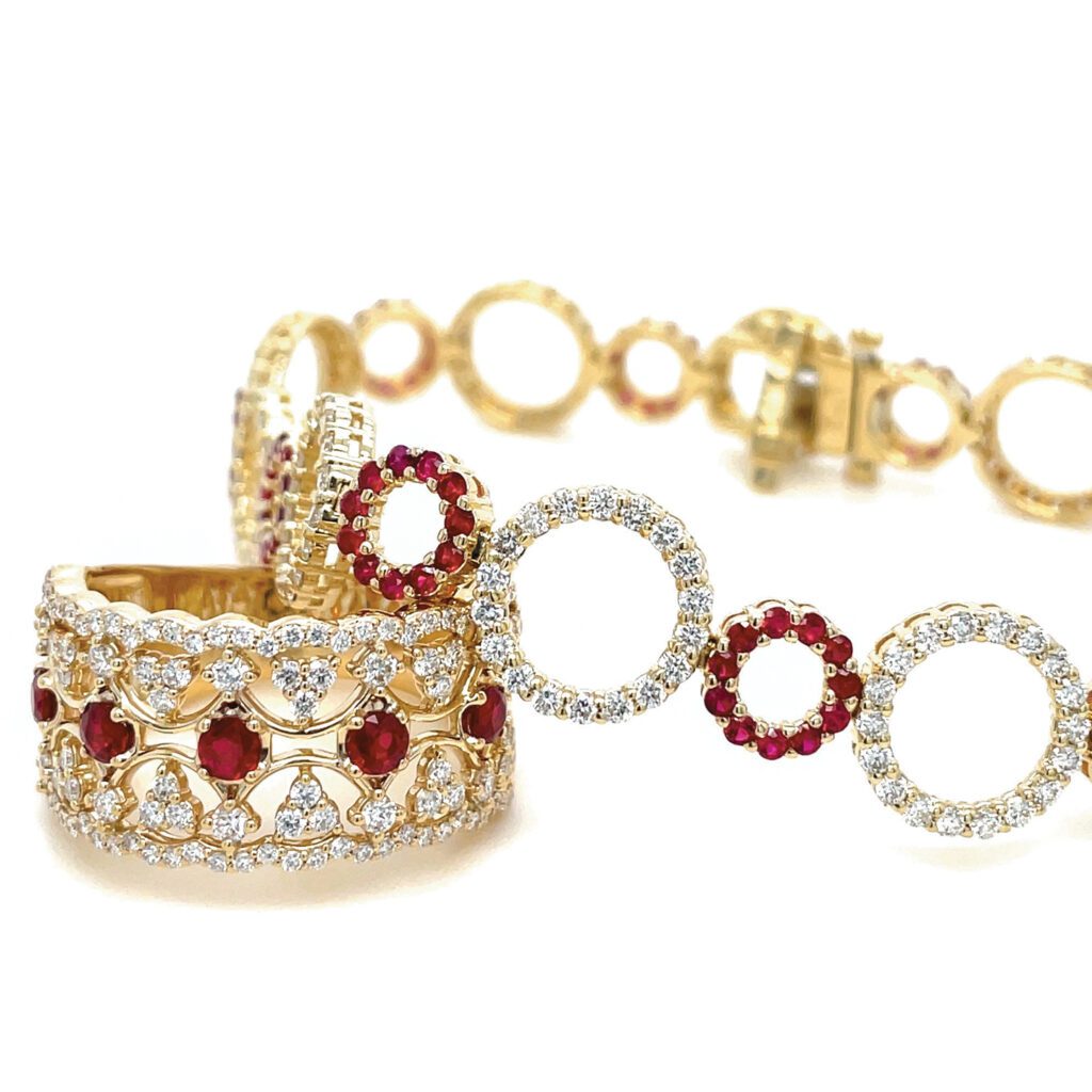 bracelet & matching ring set