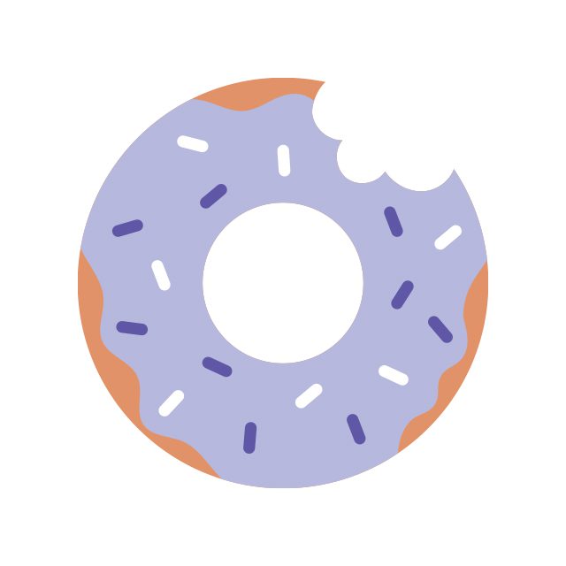 illustration of a doughnut