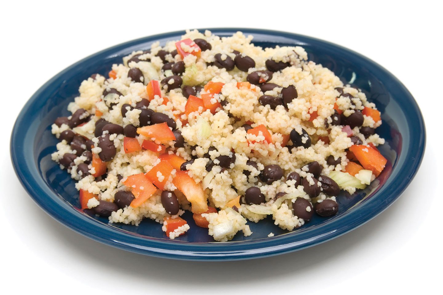 Black Bean, Couscous, and Pepper Salad