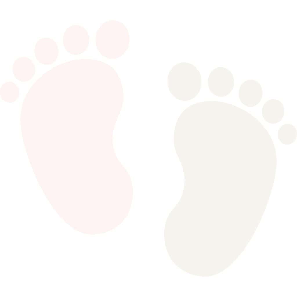 graphic of baby footprints