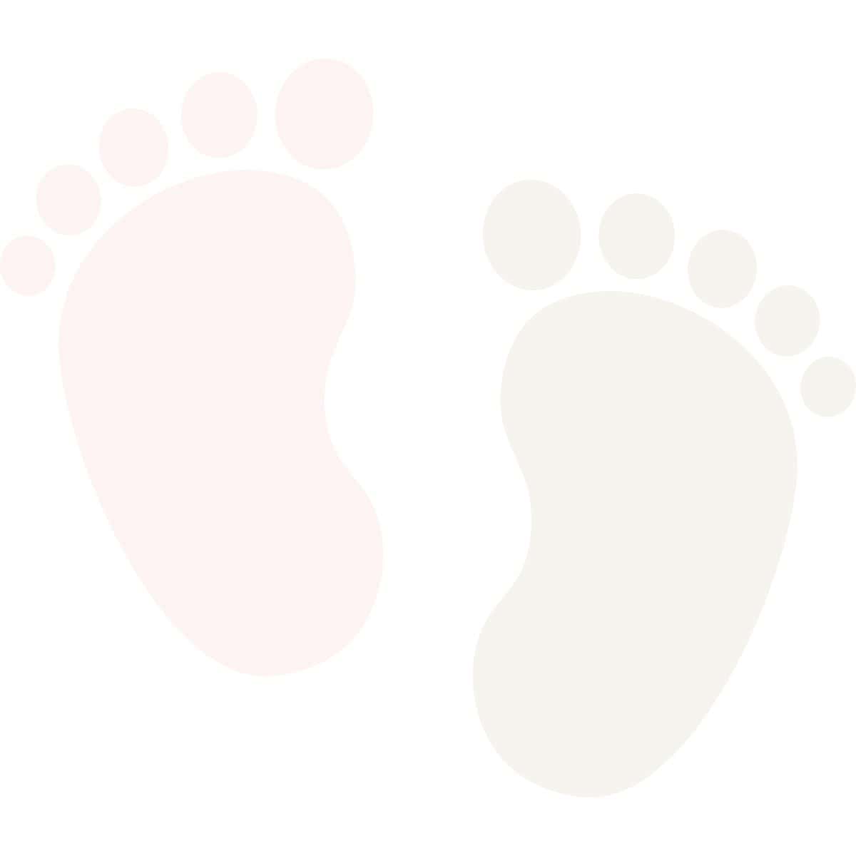 graphic of baby footprints