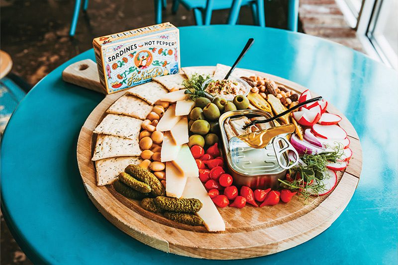 Bleu Fox Cheese Shop's Seacuterie Board​