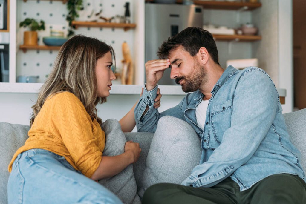 couples having a tough time communicating