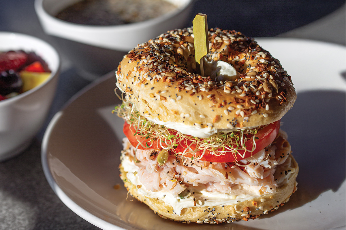 Honey Seed’s Honey Turkey Bagel With Seeded Honey