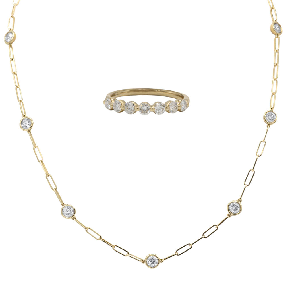 Diamond Necklace and Ring