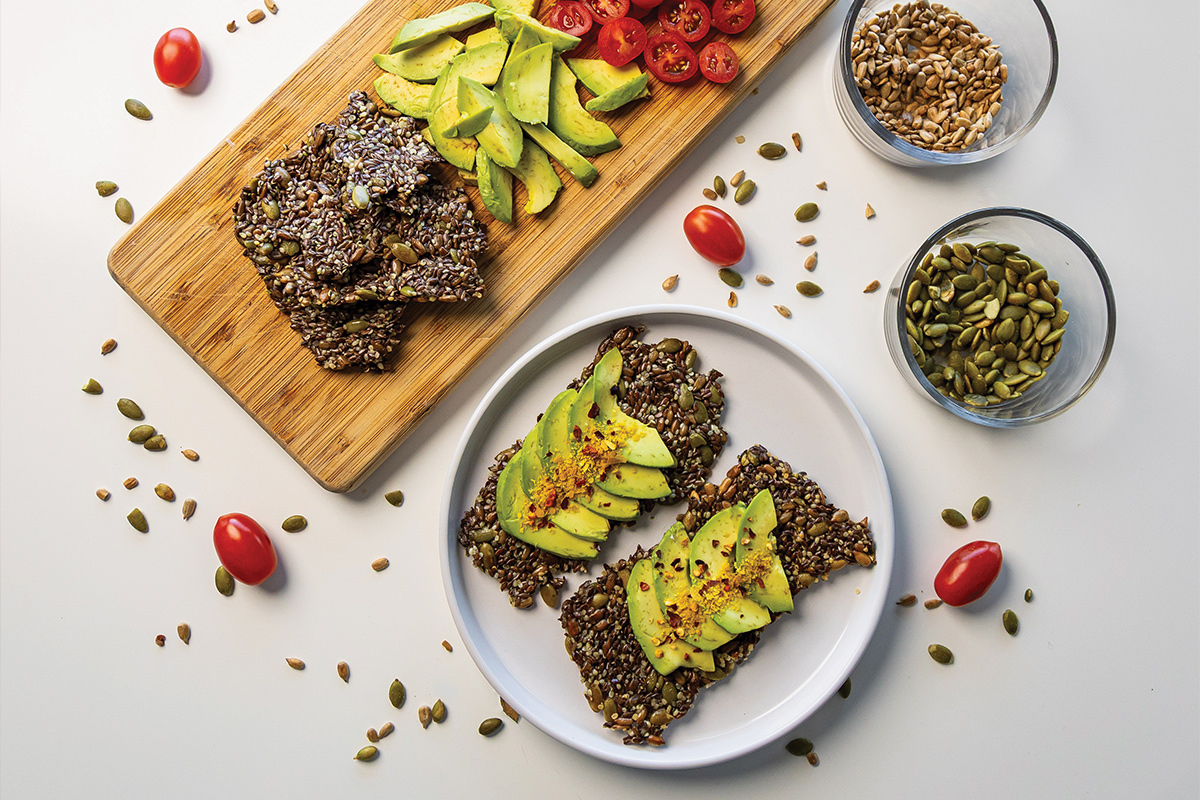 Nicole Griffin's Seedy Avocado Flats