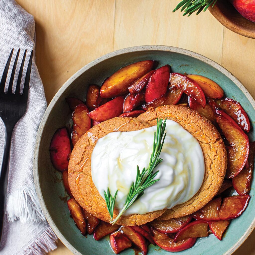 Paleo Peach Cobbler
