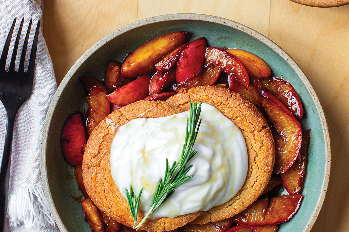 Carving Rock’s Paleo Peach Cobbler