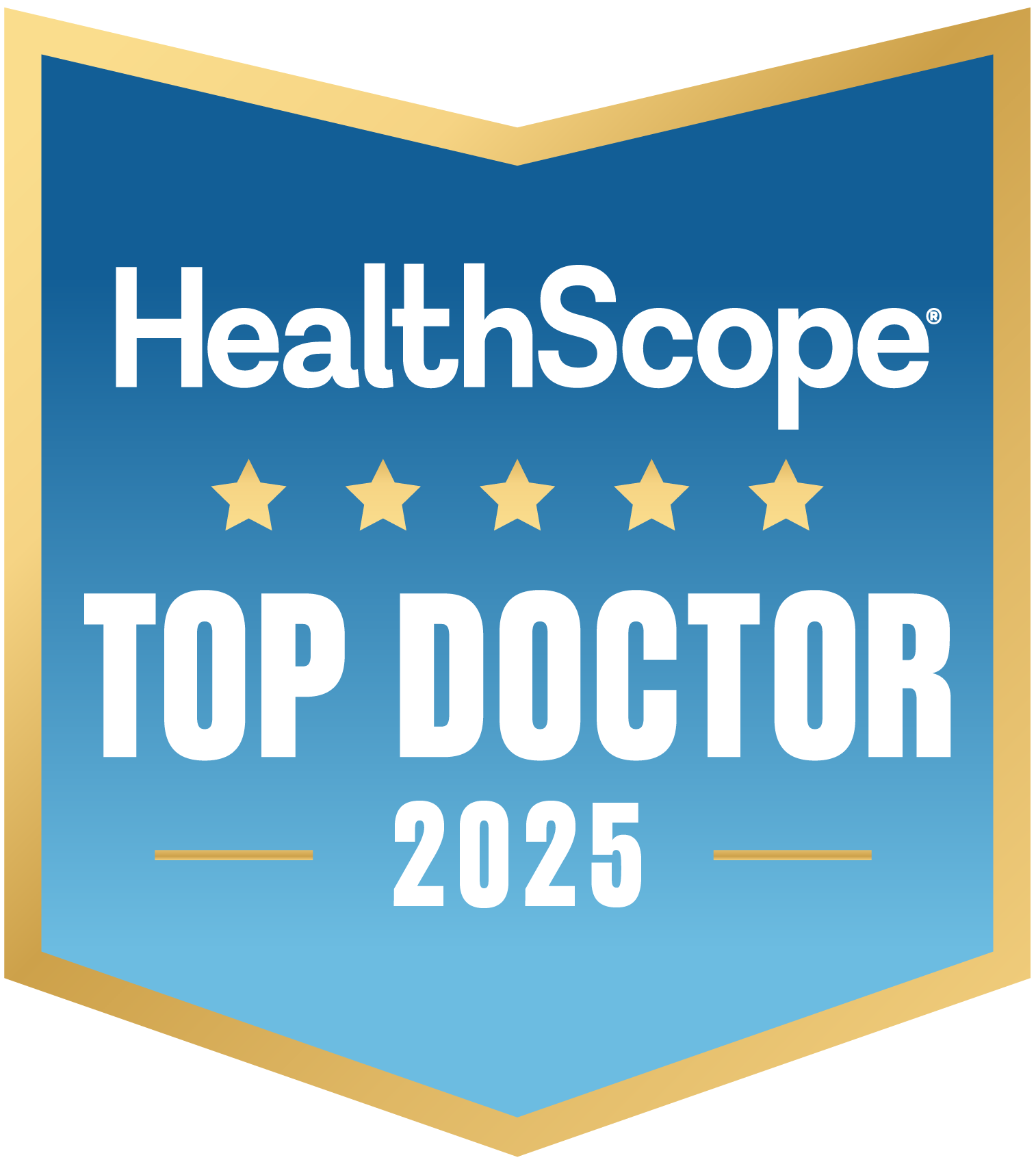 HealthScope top Doctors Badge 2025