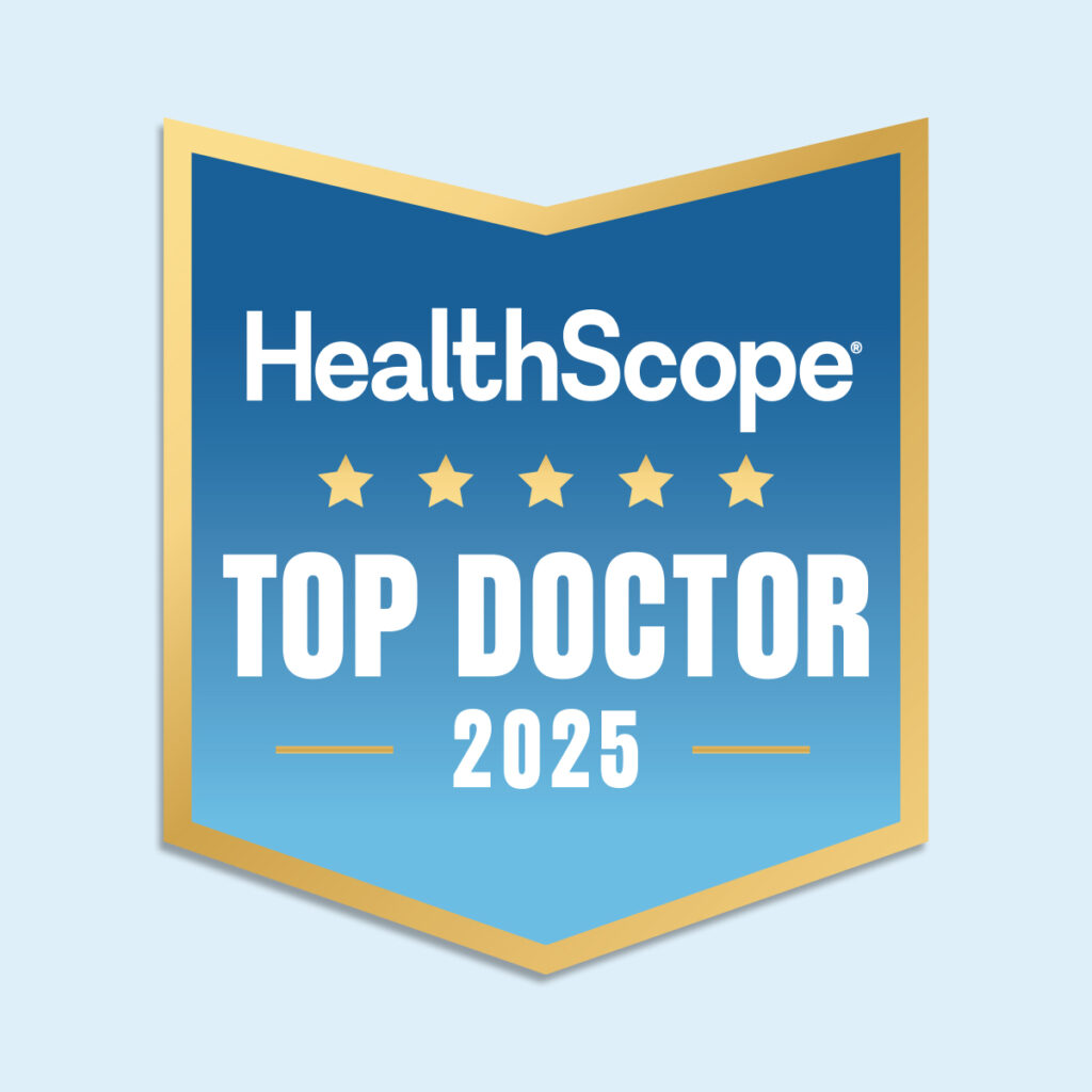 HealthScope Top Doctor 2025 Badge