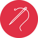 thread and a needle icon