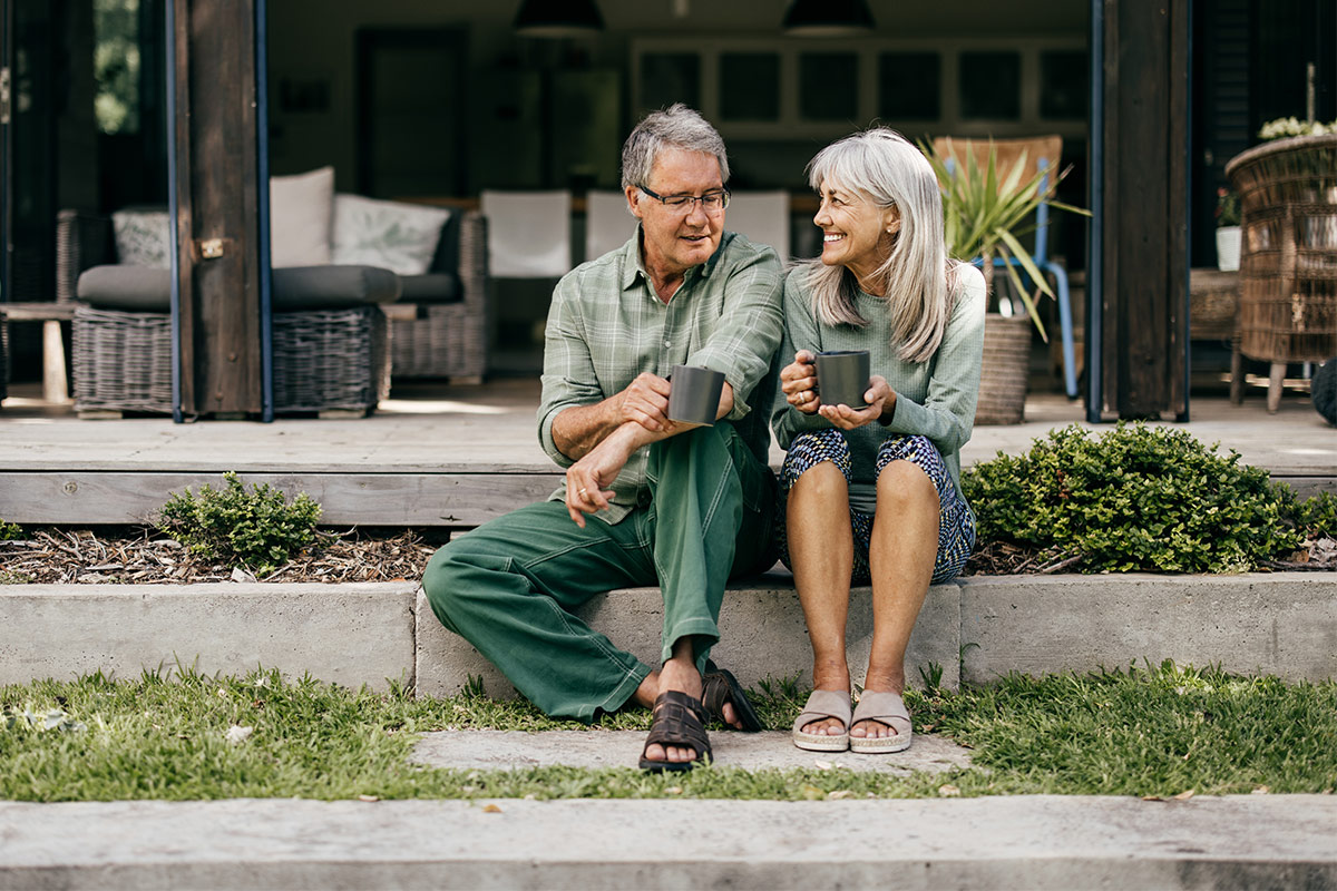 retired couple
