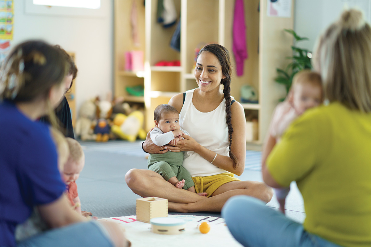 mom and baby play group