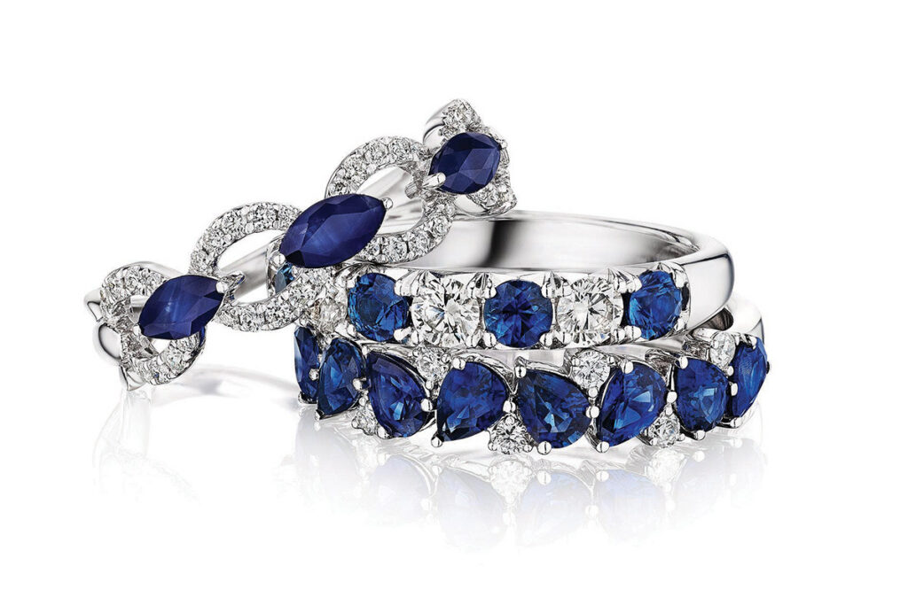sapphire and diamond ring